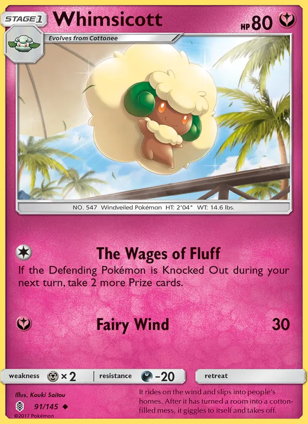 91 Whimsicott – Guardians Rising