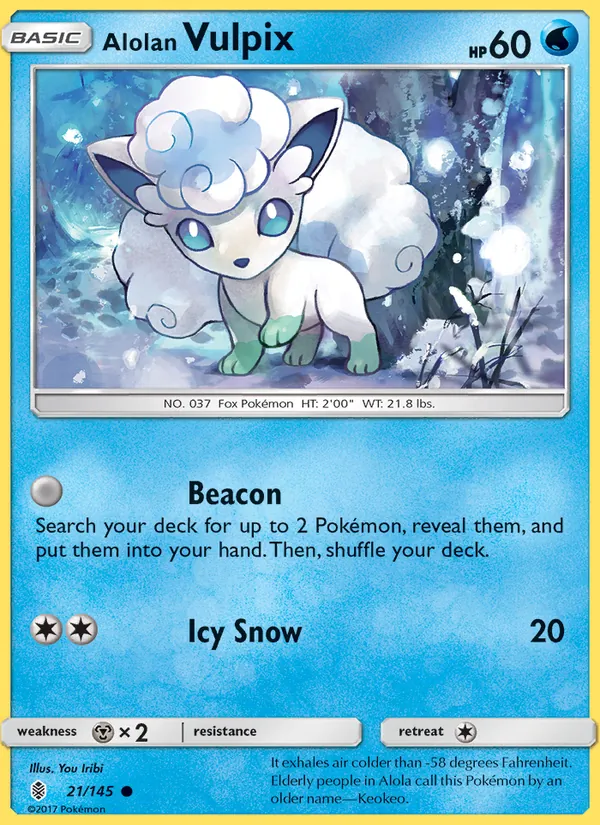 21-RH Alolan Vulpix – Guardians Rising