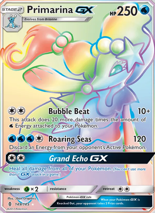 149 Primarina GX – Guardians Rising