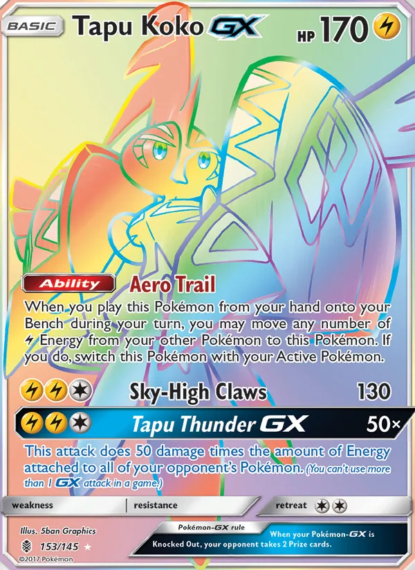 153 Tapu Koko GX – Guardians Rising