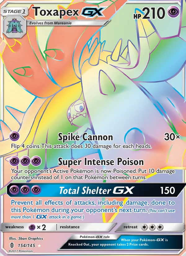 154 Toxapex GX – Guardians Rising