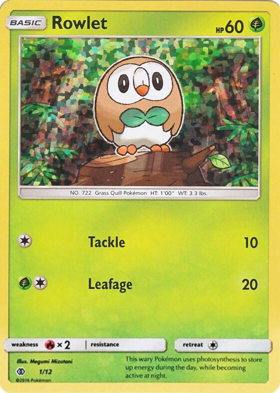 1 Rowlet – McDonald's Collection 2017