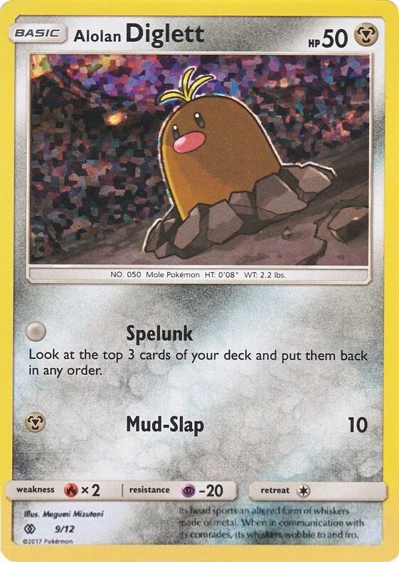 9 Alolan Diglett – McDonald's Collection 2017
