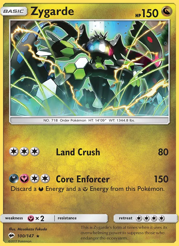 100 Zygarde – Burning Shadows