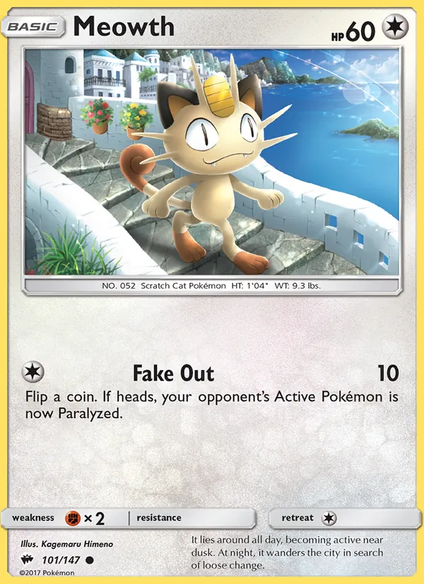 101 Meowth – Burning Shadows