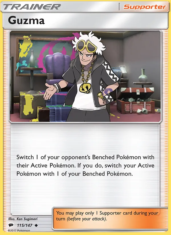 115 Guzma – Burning Shadows