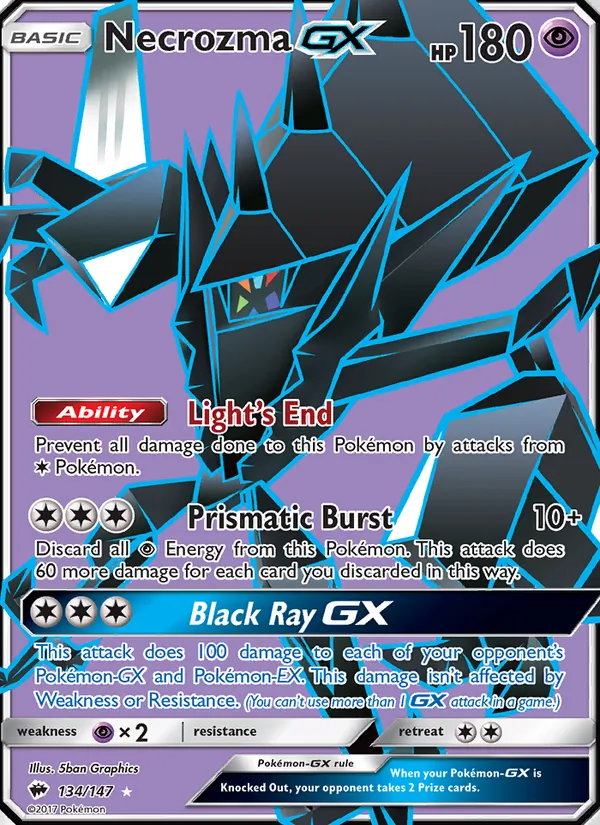 134 Necrozma GX – Burning Shadows