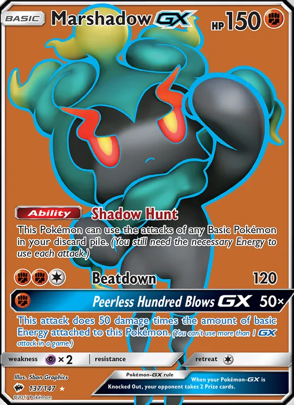 137 Marshadow GX – Burning Shadows