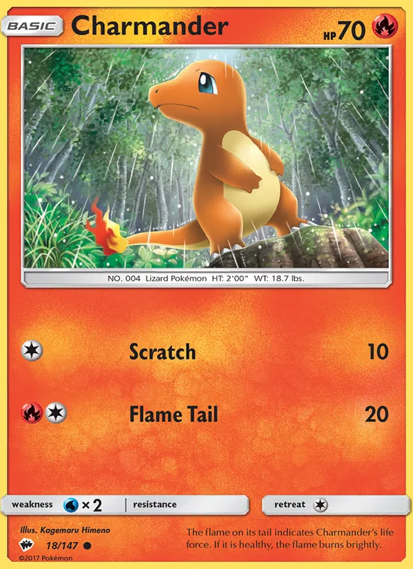 18 Charmander – Burning Shadows