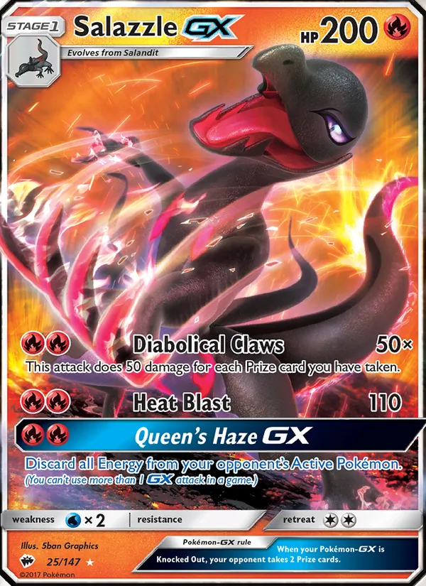 25 Salazzle GX – Burning Shadows