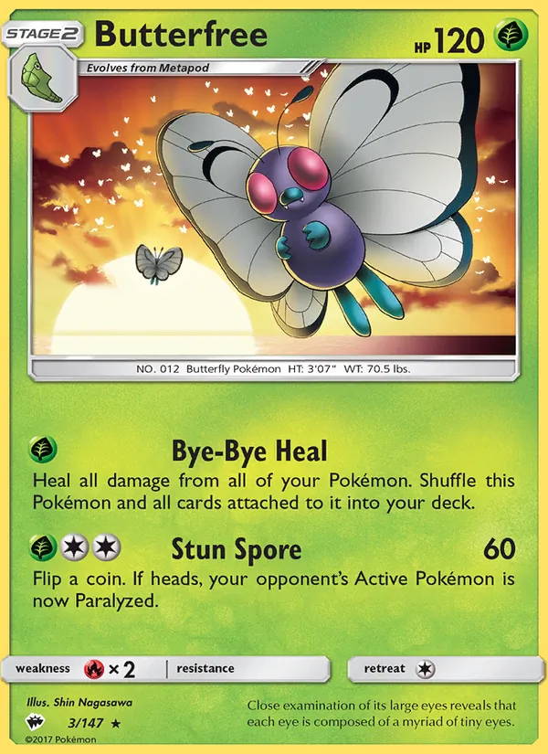 3 Butterfree – Burning Shadows
