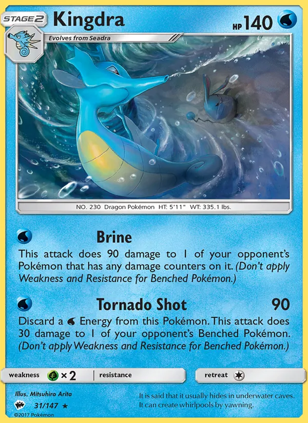 31 Kingdra – Burning Shadows