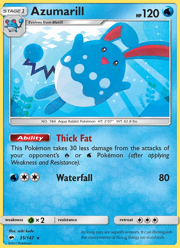 35 Azumarill – Burning Shadows