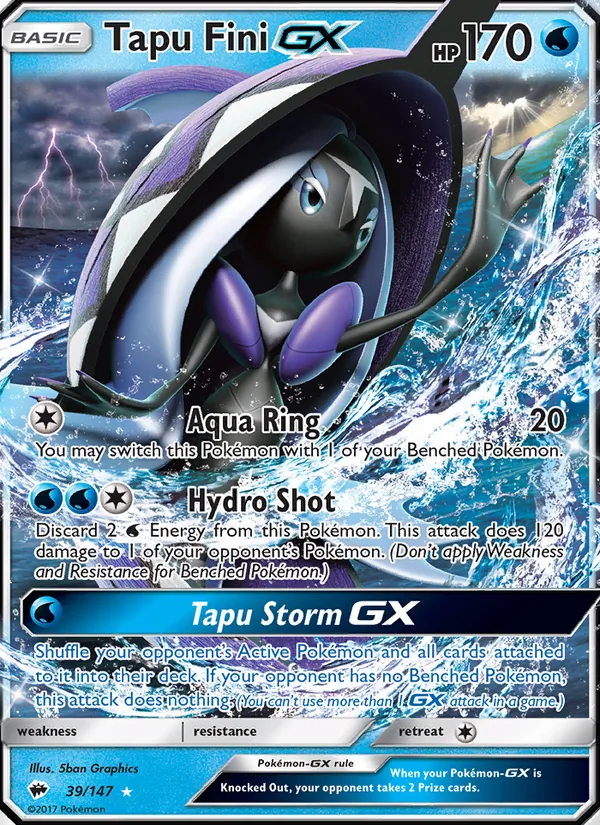39 Tapu Fini GX – Burning Shadows