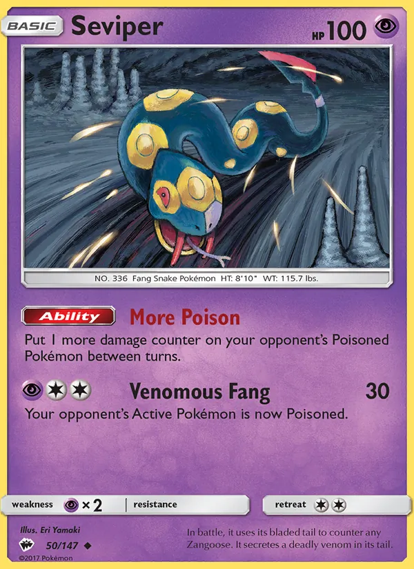 50 Seviper – Burning Shadows