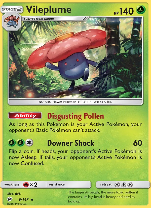 6 Vileplume – Burning Shadows