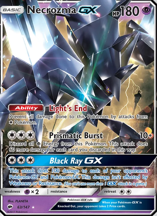63 Necrozma GX – Burning Shadows