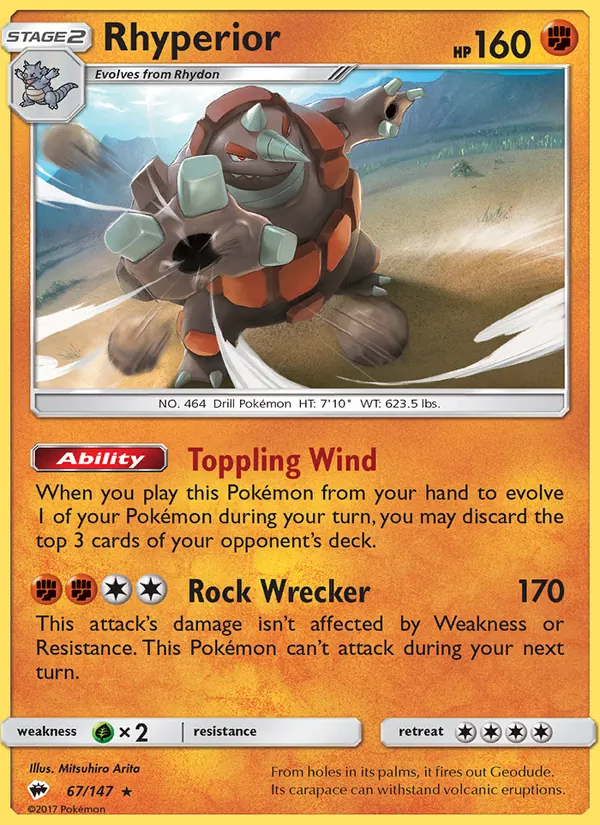 67 Rhyperior – Burning Shadows