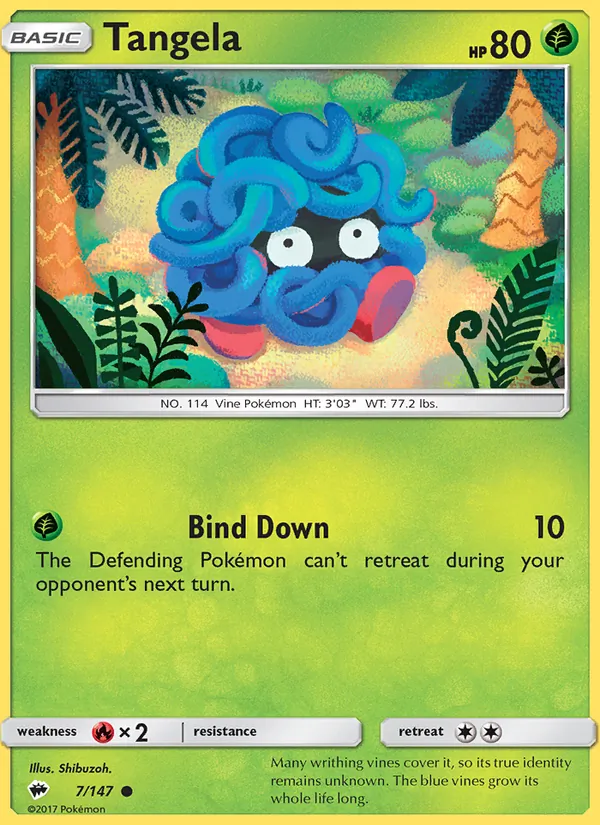 7 Tangela – Burning Shadows