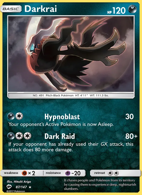 87 Darkrai – Burning Shadows