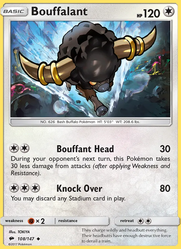108-RH Bouffalant – Burning Shadows