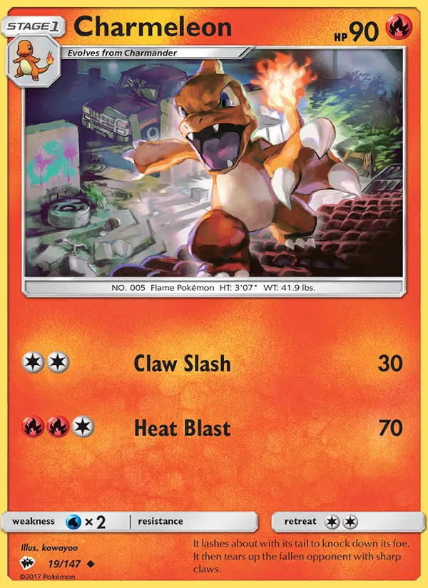 19-RH Charmeleon – Burning Shadows