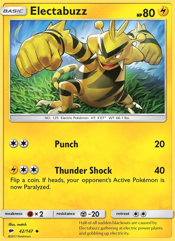 42-RH Electabuzz – Burning Shadows