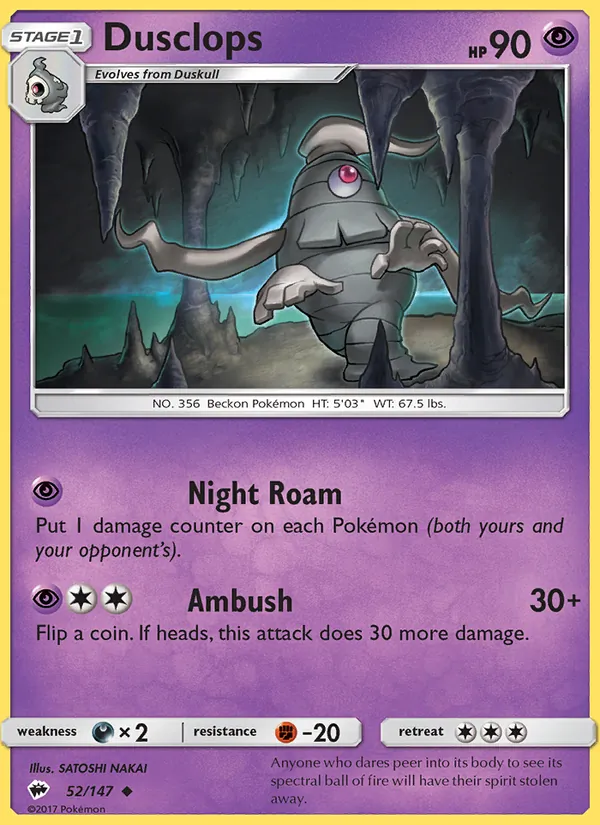 52-RH Dusclops – Burning Shadows