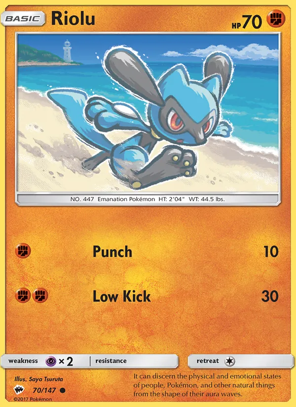 70-RH Riolu – Burning Shadows