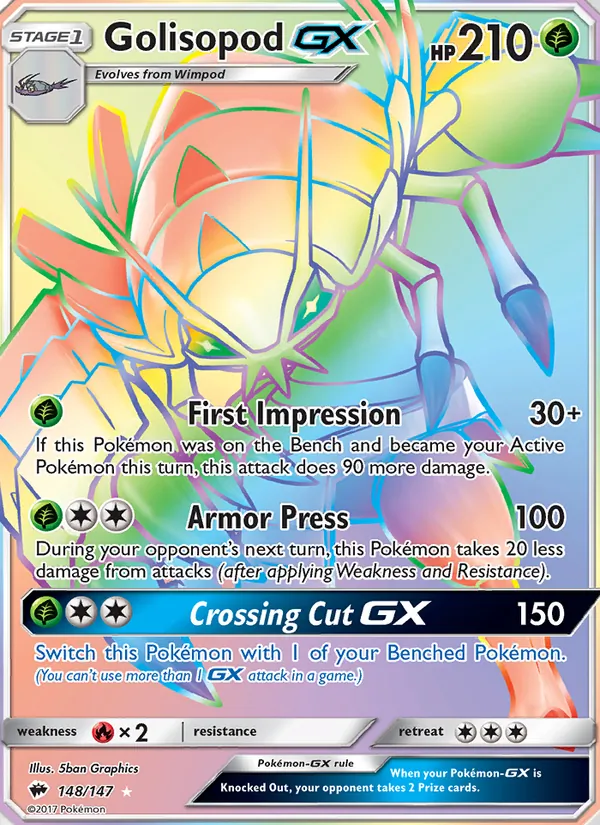 148 Golisopod GX – Burning Shadows