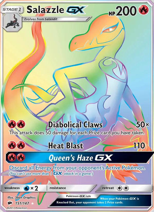 151 Salazzle GX – Burning Shadows