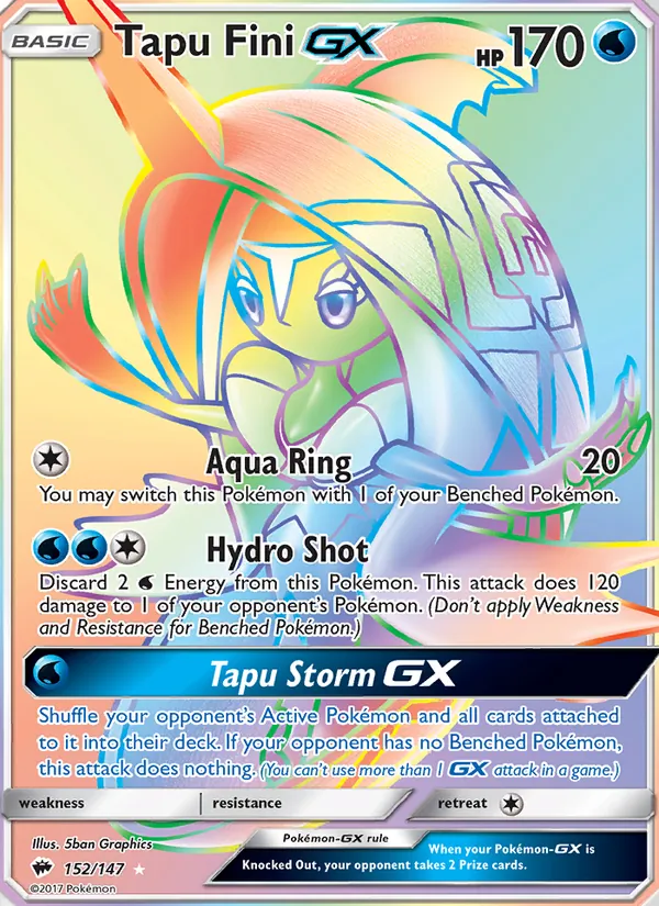 152 Tapu Fini GX – Burning Shadows