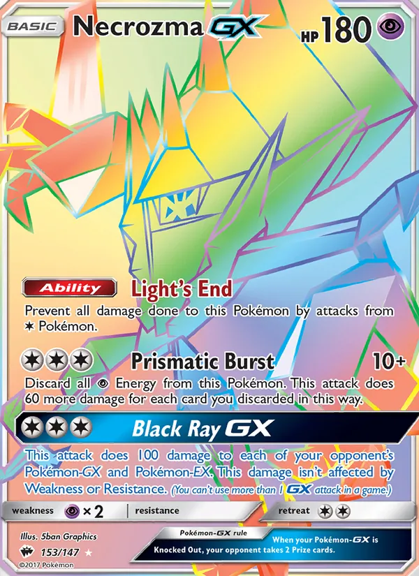 153 Necrozma GX – Burning Shadows