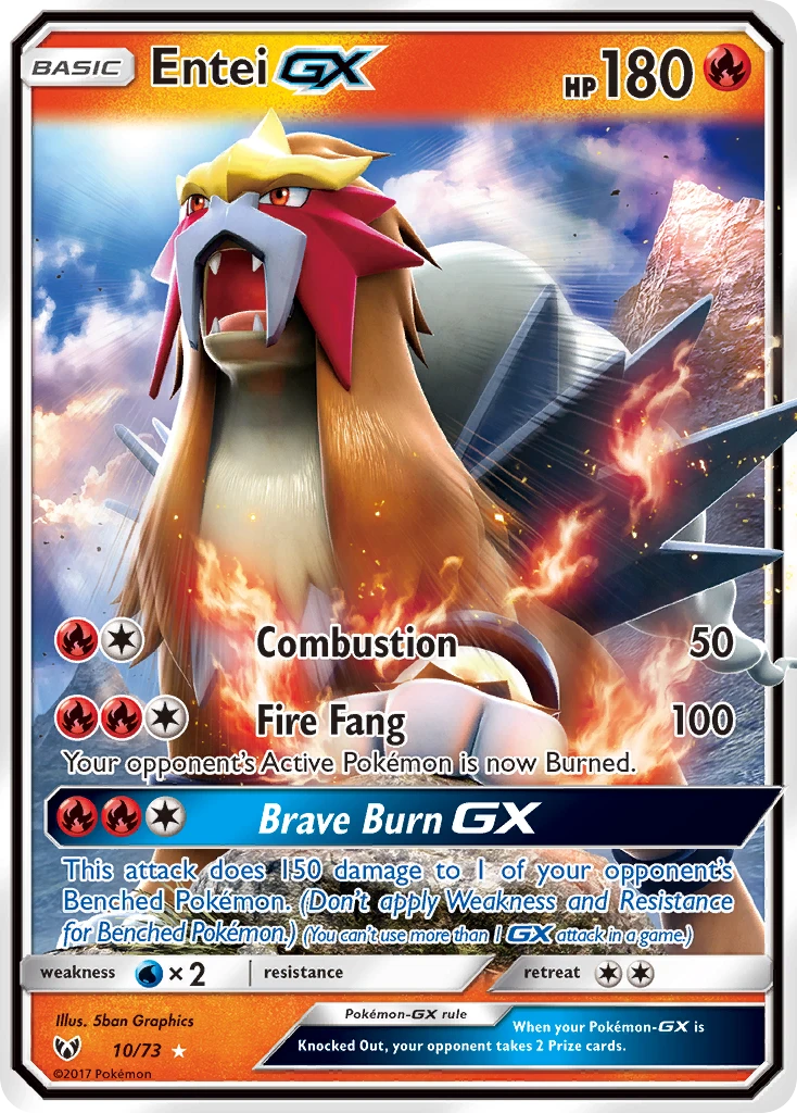 10 Entei GX – Shining Legends