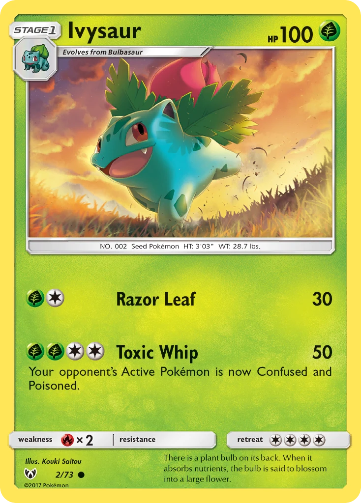 2 Ivysaur – Shining Legends