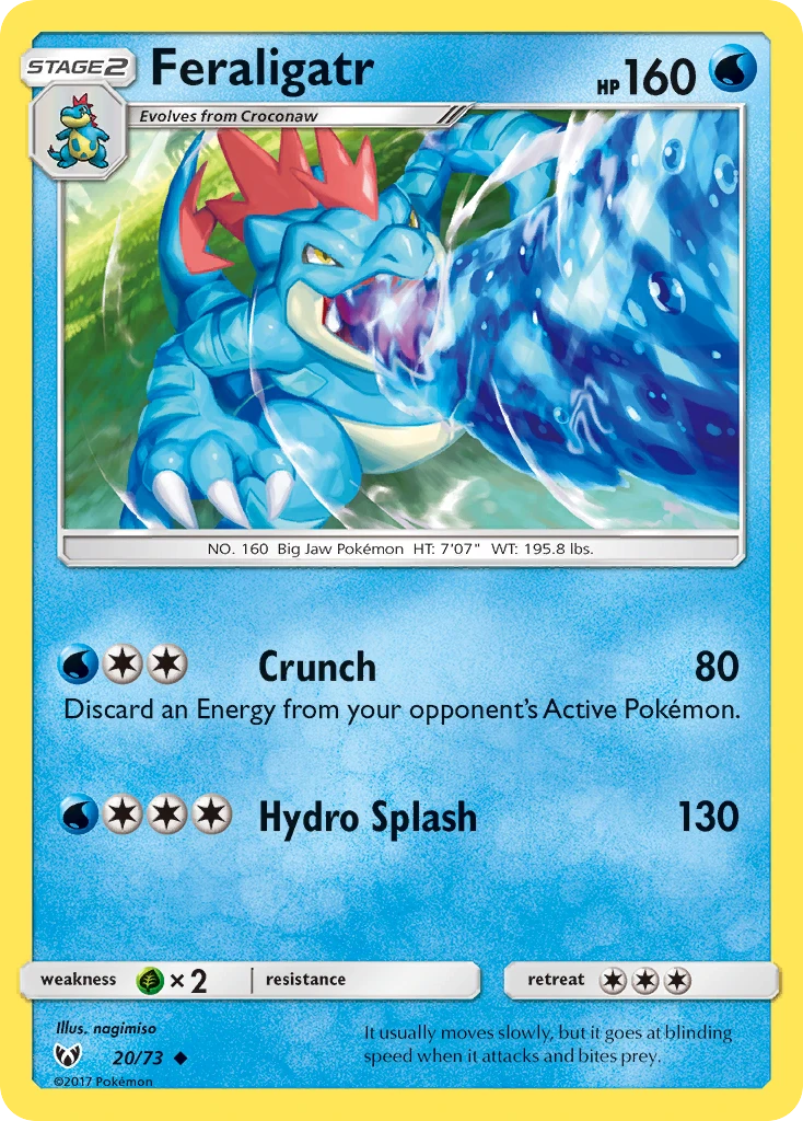 20 Feraligatr – Shining Legends