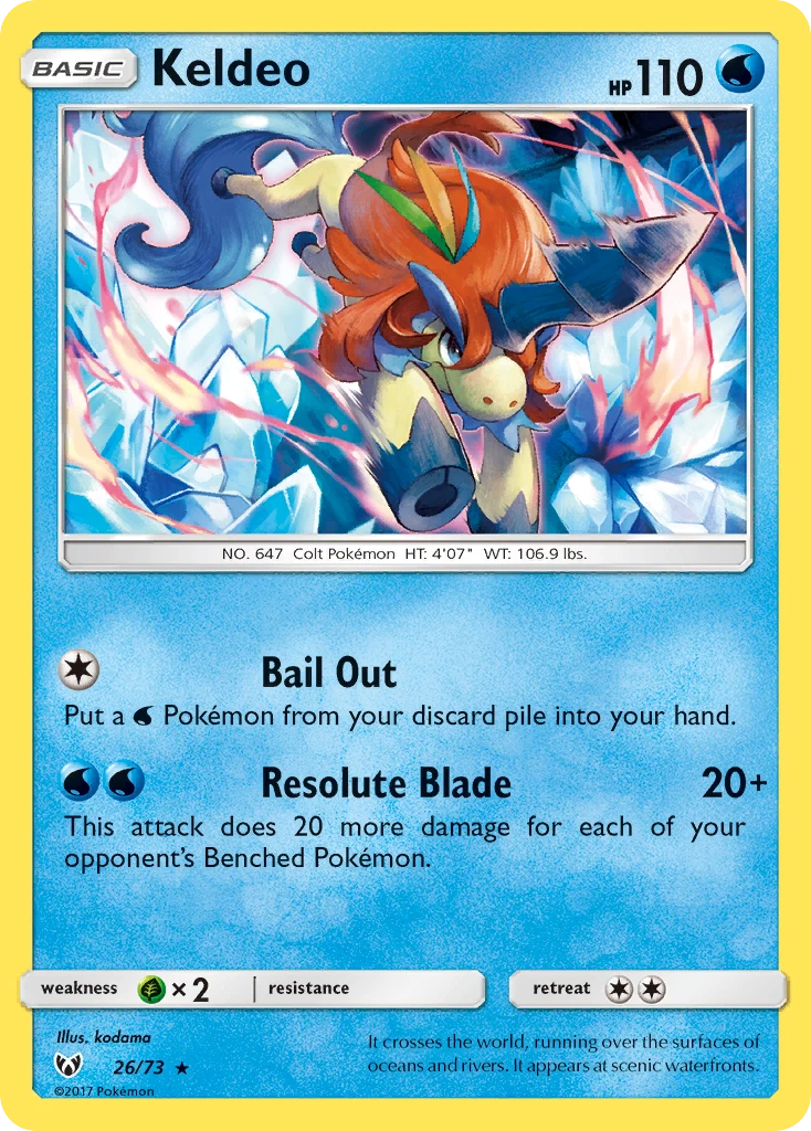 26 Keldeo – Shining Legends