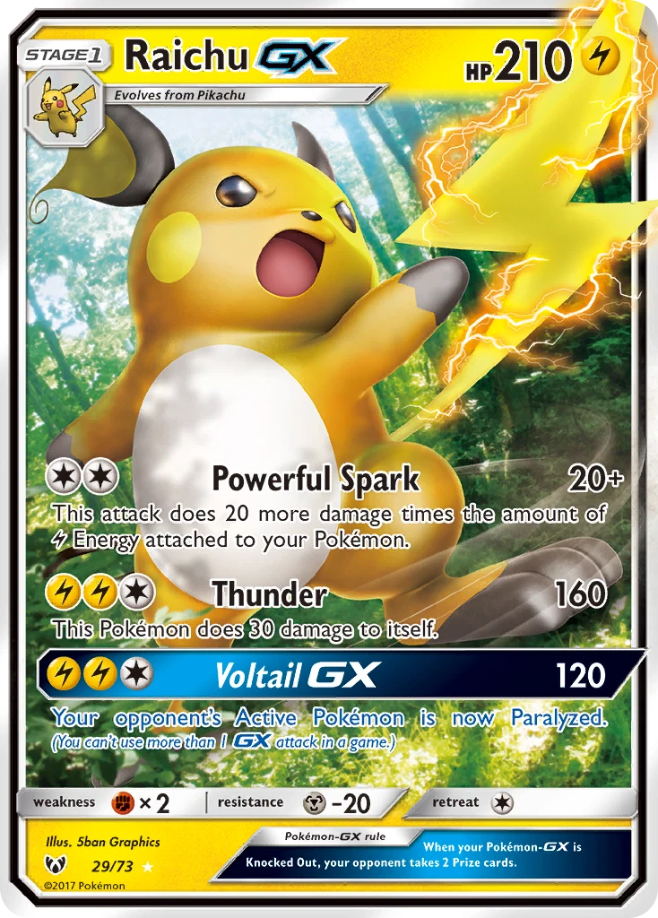 29 Raichu GX – Shining Legends