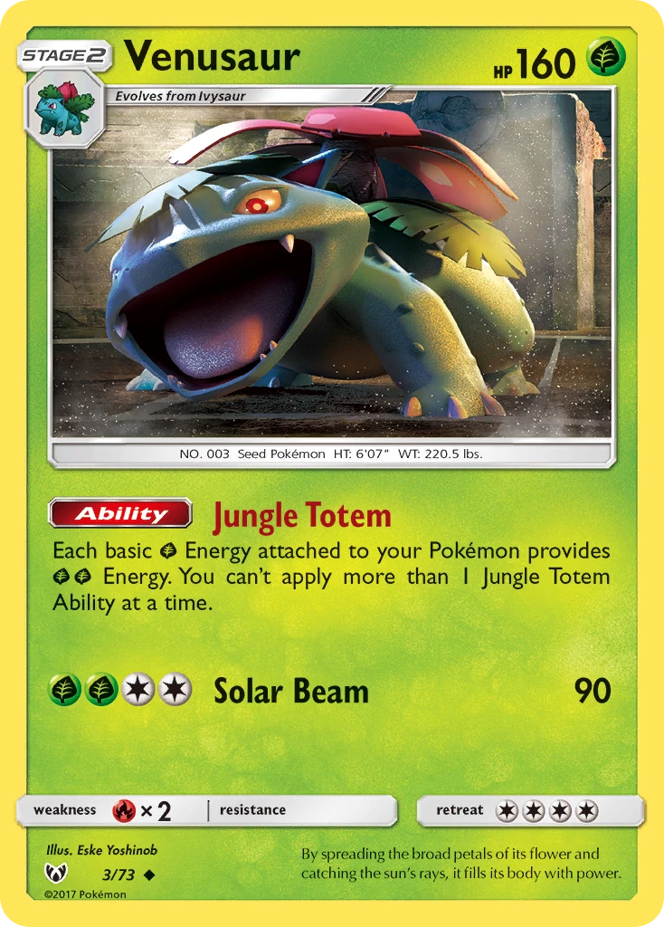 3 Venusaur – Shining Legends