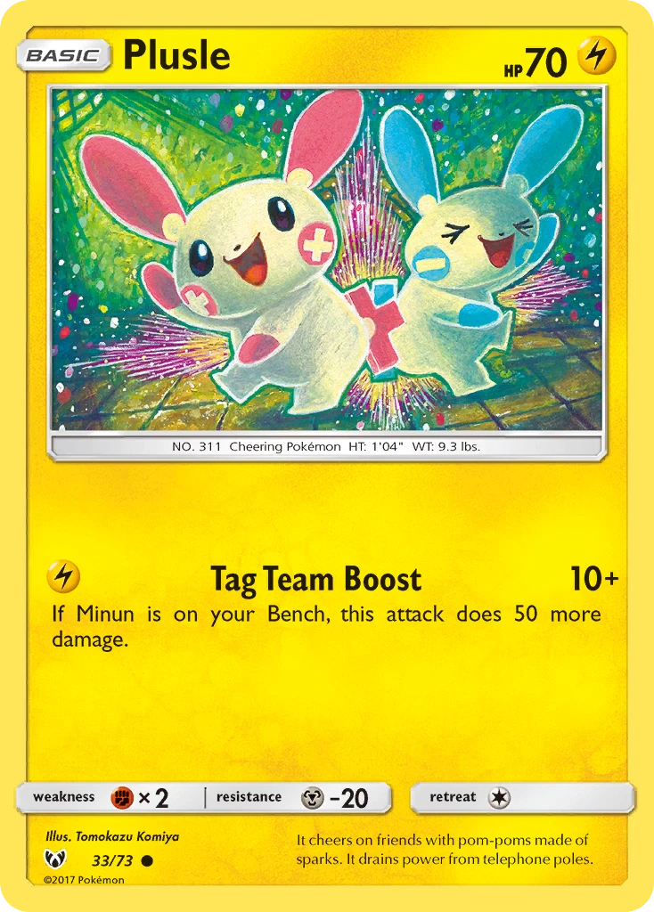 33 Plusle – Shining Legends