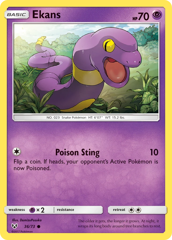36 Ekans – Shining Legends