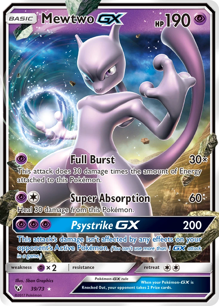 39 Mewtwo GX – Shining Legends