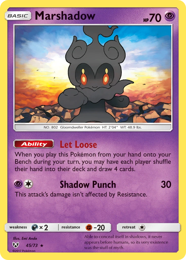 45 Marshadow – Shining Legends