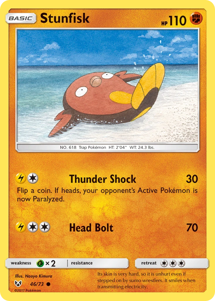 46 Stunfisk – Shining Legends