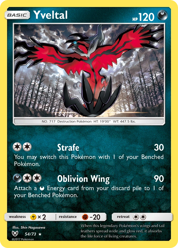 54 Yveltal – Shining Legends