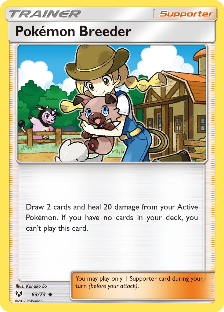 63 Pokémon Breeder – Shining Legends
