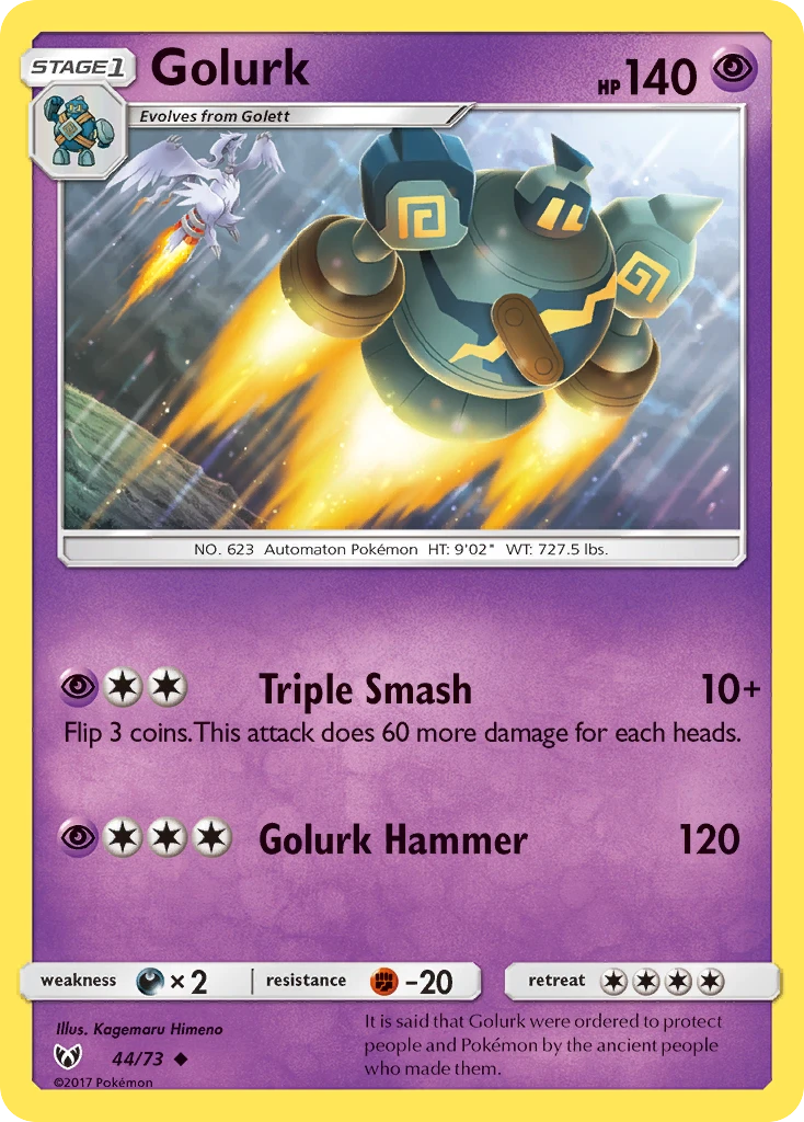 44-RH Golurk – Shining Legends