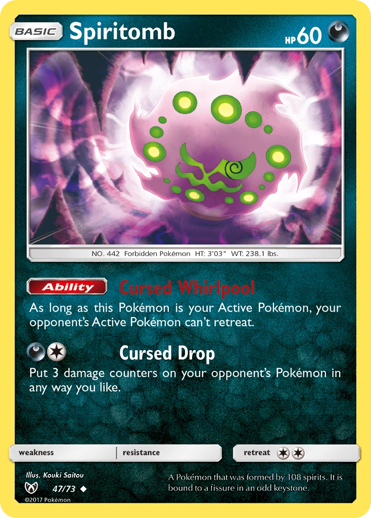 47-RH Spiritomb – Shining Legends