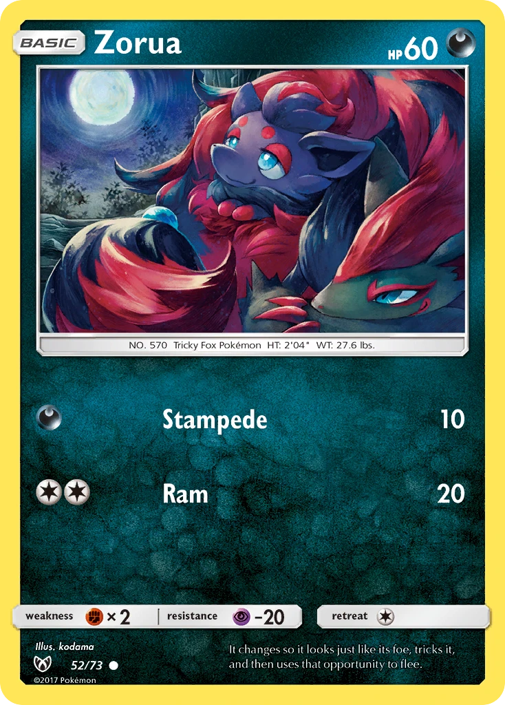 52-RH Zorua – Shining Legends