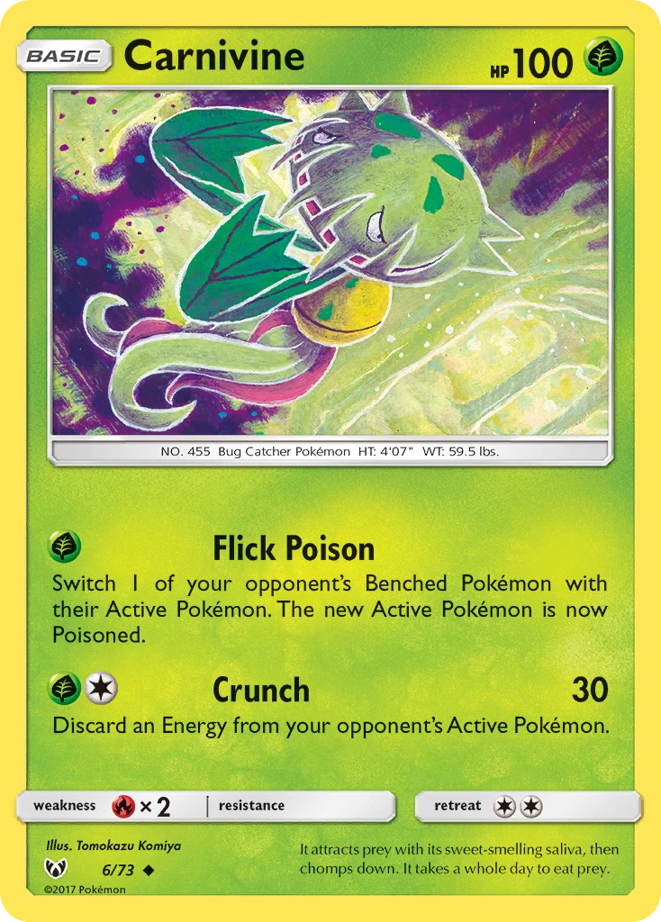 6-RH Carnivine – Shining Legends
